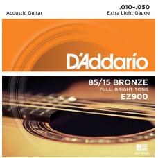 D'Addario EZ900 набор струн для 6-струнной акустической гитары, размер 10-50